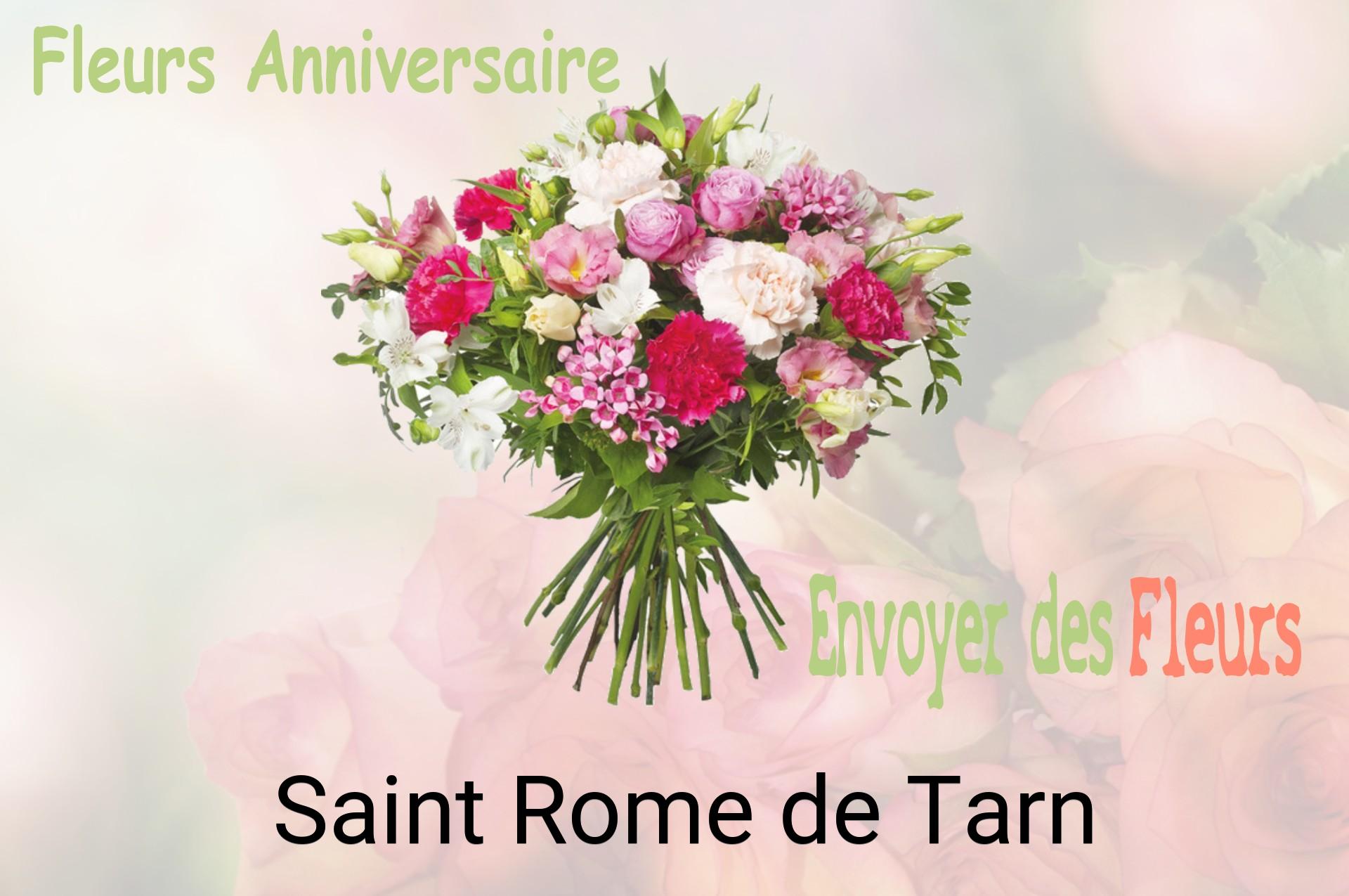 Bouquet de fleurs d’anniversaire livré à Saint-Rome-de-Tarn
