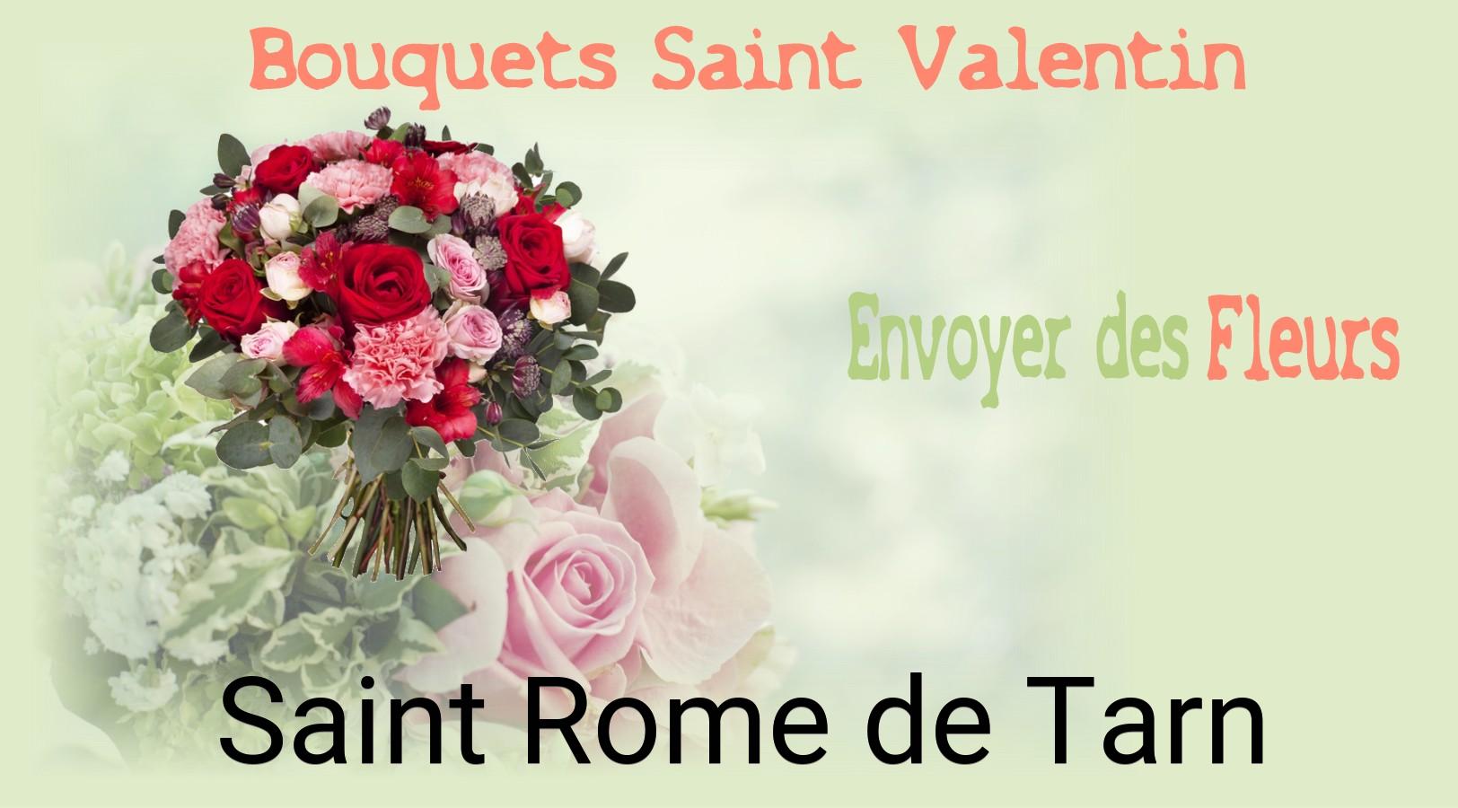 Roses de Saint-Valentin livrées à Saint-Rome-de-Tarn